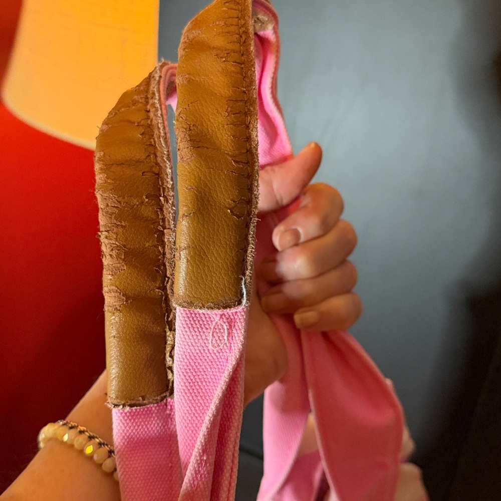 Vintage Pink Women's Tote/beach bag - Picture 6 of 7